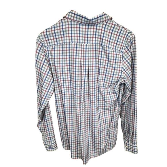 Johnnie-O Prep-Formance Plaid Button Down Shirt Lightweight Boys 16 - Picture 8 of 12